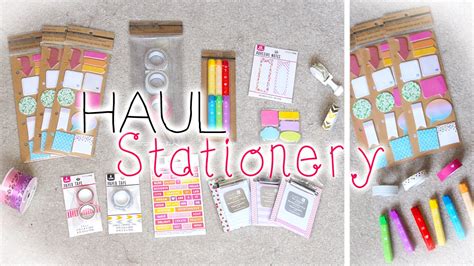 Cute Planner/Stationery Supplies Haul (NEW Michaels Planner Items) - YouTube