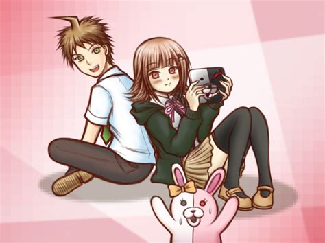 Chiaki Nanami x Hajime Hinata (Danganronpa 2) by Thaumana on DeviantArt