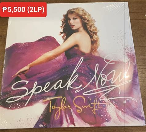 Taylor Swift - Speak now vinyl, Hobbies & Toys, Music & Media, Vinyls ...