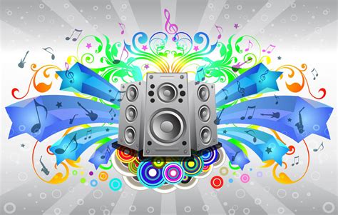 Music Sound System Vector Art & Graphics | freevector.com