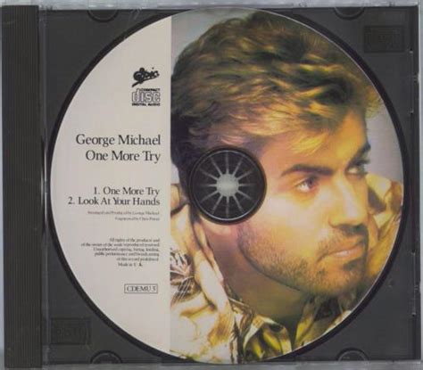 George Michael One More Try UK 5" Cd Single CDEMU5 One More Try George Michael 5099765153293 ...