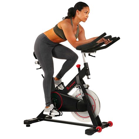 Sunny Health & Fitness Magnetic Belt Drive Indoor Cycling Bike with Tablet Holder - SF-B1805 - $390