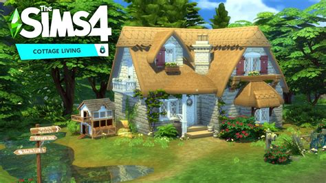 Cozy Family Cottage 🐓 // Sims 4 Speed Build [Sims 4 Cottage Living ...