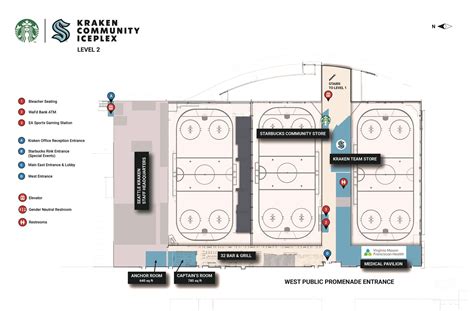 Facility Map - Kraken Community Iceplex