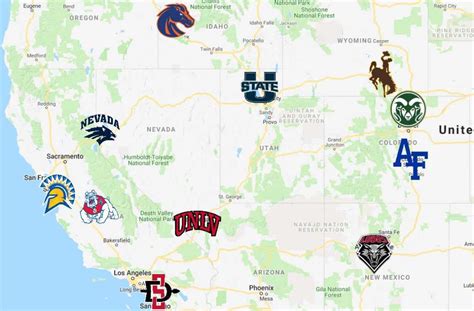 Mountain West Map Conference | Teams | Logos