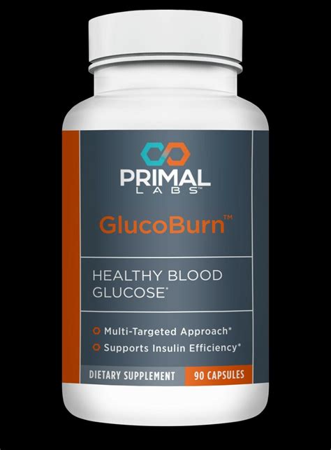 Primal Labs Gluco Burn Healthy Blood Glucose 90 Cap - TheRichmondGeneral