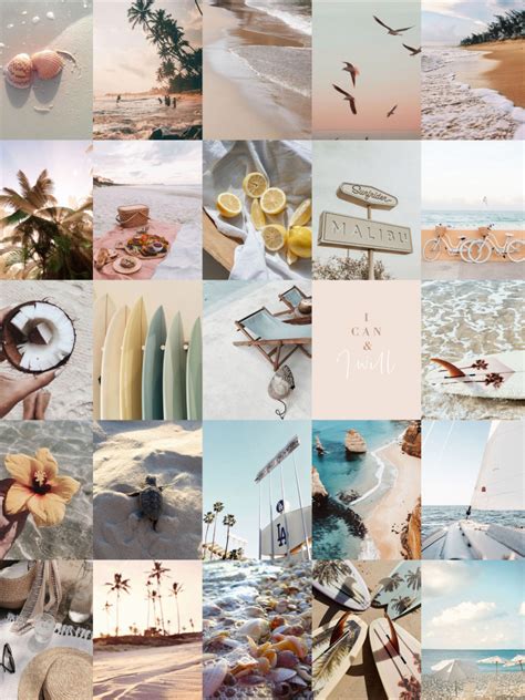 40PCS Beach Wall Collage Kit, Summer Vibes Wall Kit, DIGITAL Prints, Aesthetic Room Decor - Etsy ...