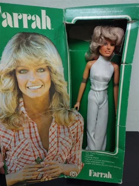 VINTAGE 1977 FARRAH Fawcett Doll in Box/12 inch Poseable Farrah Fawcett Doll $40.00 - PicClick