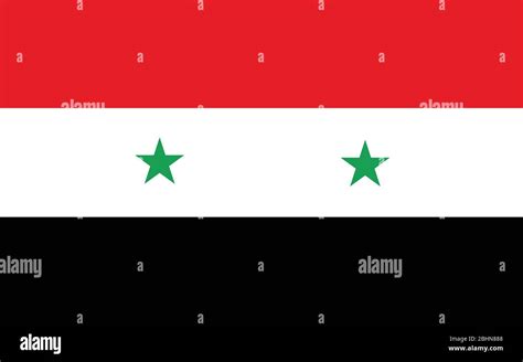 Syria flag vector graphic. Rectangle Syrian flag illustration. Syria ...