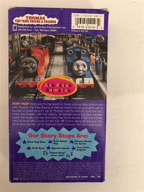 Thomas the Tank Engine-Thomas Meets the Queen and Other Stories(VHS,1997)SHIP24H 13132121932 | eBay