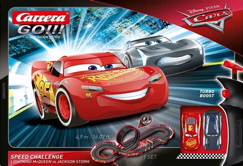 Carrera GO!!! Speed Challenge: Lightning McQueen vs. Jackson Storm Slot ...