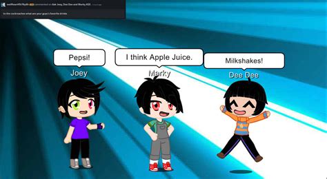 Ask Joey, Dee Dee and Marky #38 by UnicornButterfly900 on DeviantArt