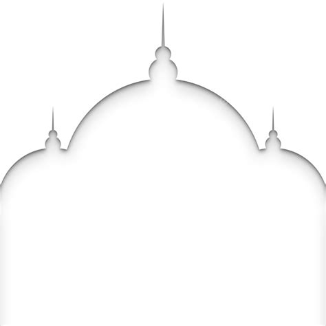 Mosque Shadow PNG Transparent, Mosque Shadow Islamic Border Frame Png ...