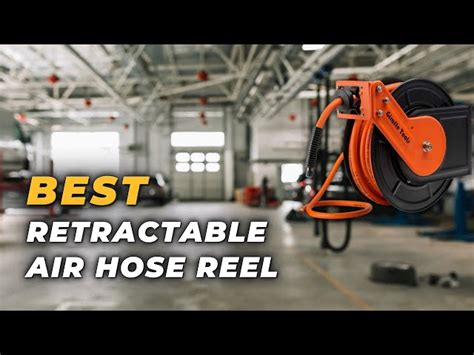 SuperHandy Portable Industrial Retractable Air Hose Reel, 45% OFF
