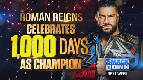 Lineup For Tonight's WWE Smackdown: Roman Reigns' 1000-Day Celebration | 411MANIA