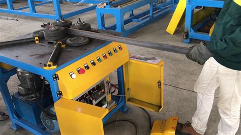 Hydraulic NC angle iron flange bending machine - Preda Machine