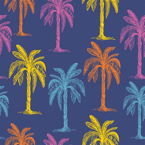 Palm Trees Pattern Background Free Stock Photo - Public Domain Pictures