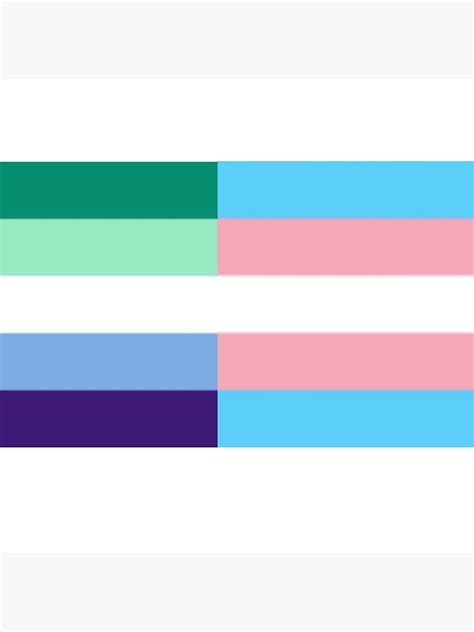 "mlm and trans pride flag" Sticker by blueboy04 | Redbubble