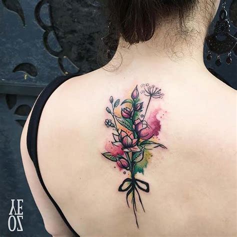 47 Breathtaking Watercolor Flower Tattoos - Page 5 of 5 - StayGlam