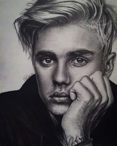 Justin Bieber drawing