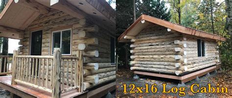 Aspen 12x16 Log Cabin - Meadowlark Log Homes