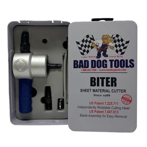 Bad Dog Biter - Steerable Head Sheet Material Cutter - Bad Dog Tools