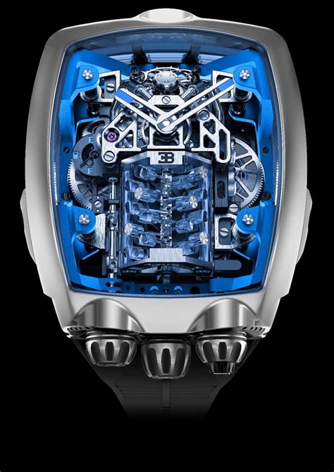 This Bugatti watch costs as much as a Ferrari and has a miniature 16-cylinder engine inside ...