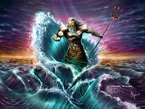 Poseidon (Neptune) - Greek God of the Sea. | Greek Gods and Goddesses - Titans - Heroes and ...