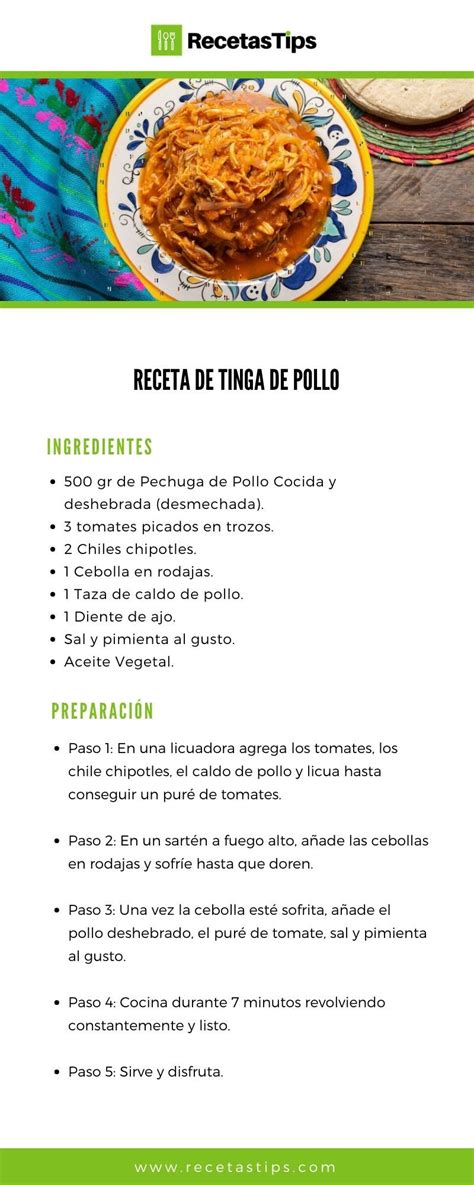 Cómo hacer Tinga de Pollo con Chipotle - Receta Casera Fácil | Receta | Receta de tinga, Tinga ...