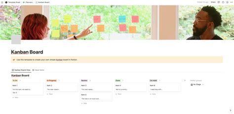 Notion - Kanban Board Template - Template Road