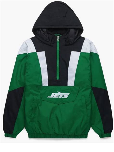 New York Jets Pullover Polyester Jacket | RockStar Jacket