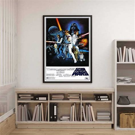 Star Wars Poster Star Wars Episode IV A New Hope Poster Prin - Inspire ...