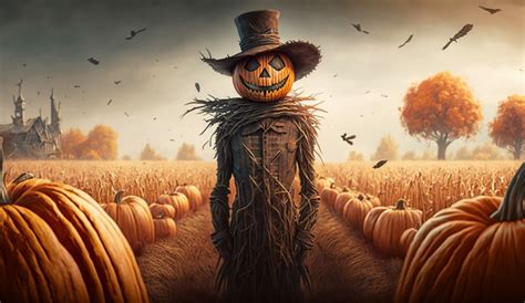 Scary Scarecrow With Pumpkins Pictures, Photos, and Images for Facebook ...