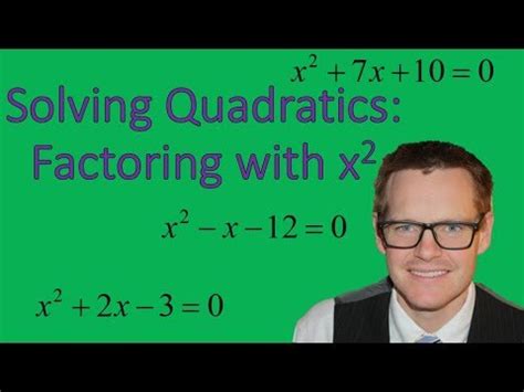 Factoring Quadratic Equations (Simplifying Math) - YouTube
