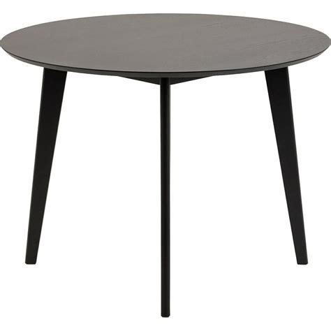 Designer Roxby 105 black round dining table Actona for kitchen