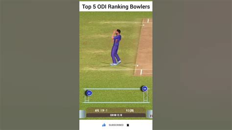 TOP 5 ODI RANKING BOWLERS BOWLING ACTION 😱🤯 | REAL CRICKET 22 #rc22 # ...