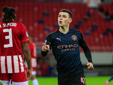 Phil Foden fires Man City past Olympiacos and into Champions League ...