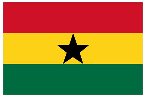 Ghana flag in design shape. Flag of Ghana in design shape 25862734 PNG