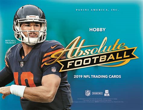 2019 Panini Absolute NFL Football Cards Checklist