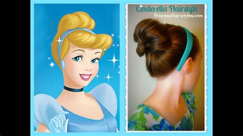 Cinderella Hairstyle Tutorial, Princess Hairstyles - YouTube