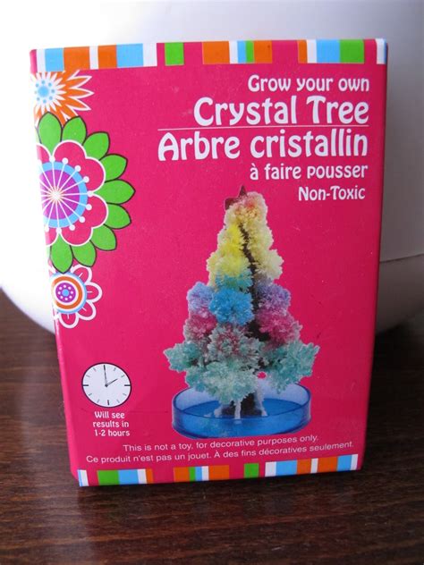 Chubby, Chub, Chub....: Crystal Growing Mystical Tree Experiment