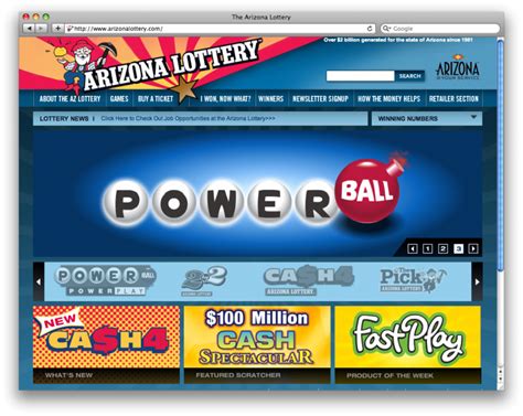 Arizona Lottery Website Redesign - Alan Perkel