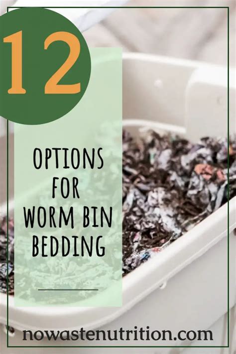 12 Cheap and Easy Worm Bedding Options - No Waste Nutrition