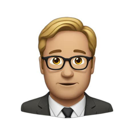 kevin from the office is drinking coffee | AI Emoji Generator