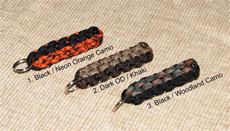 Handmade Paracord Lanyard, Bracelet, Keychain ...: Handmade Paracord Keychain for Sale