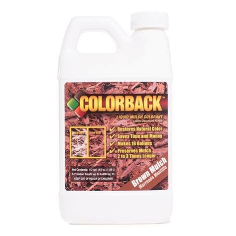 COLORBACK 64-oz Brown Mulch Dye Concentrate at Lowes.com