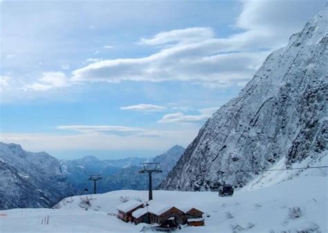 Free picture: mountain, cabin, snow, winter, scenic