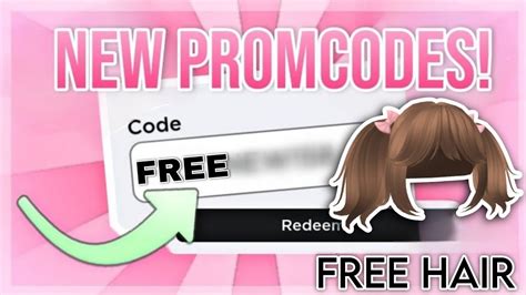 PROMOCODES FOR FREE HAIR ROBLOX (2023) - YouTube