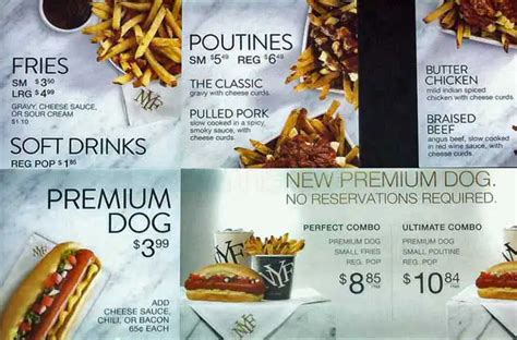 New York Fries a Ottawa: Foto del Menu con Prezzi - Urbanspoon/Zomato