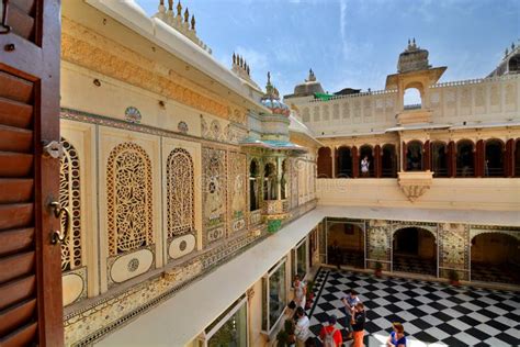 Inside View. City Palace. Udaipur. Rajasthan. India Editorial Image - Image of bond, gate: 52054240